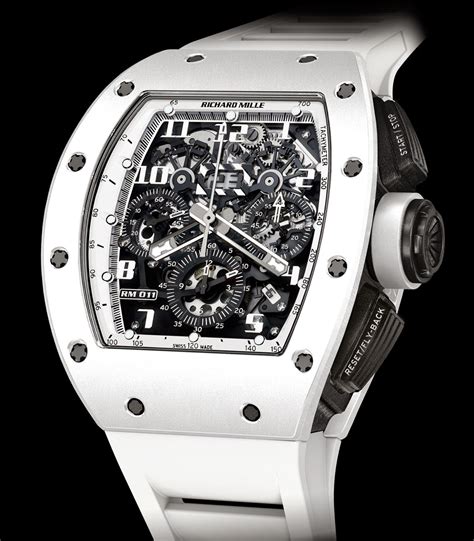 richard mille watch white ghost